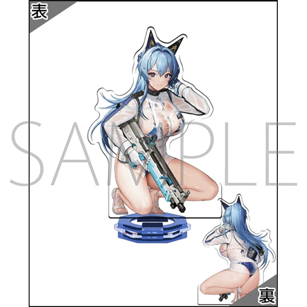 (Goods - Acrylic Stand) GODDESS OF VICTORY: NIKKE - NIKKE DUEL ENCOUNTER - NK-0024 Helm: Aquamarine