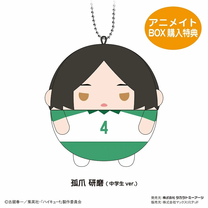 [Haikyu!!] Fuwa Kororin 8 Mascot (Blind Box -Single)